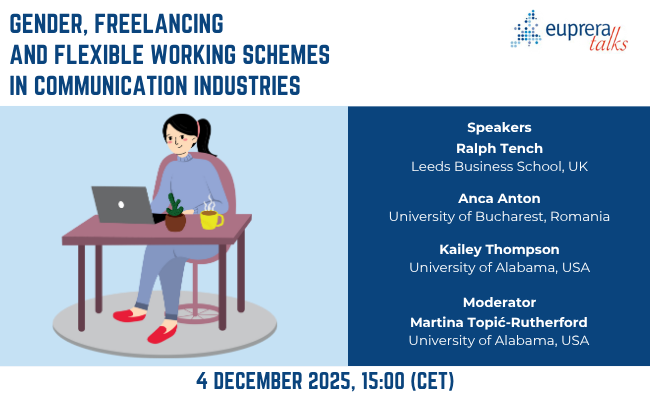#EUPRERAtalks – Gender, Freelancing and Flexible Working Schemes in Communication Industries