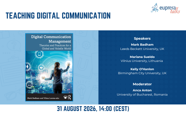 #EUPRERAtalks – Teaching Digital Communication