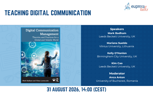 #EUPRERAtalks – Teaching Digital Communication